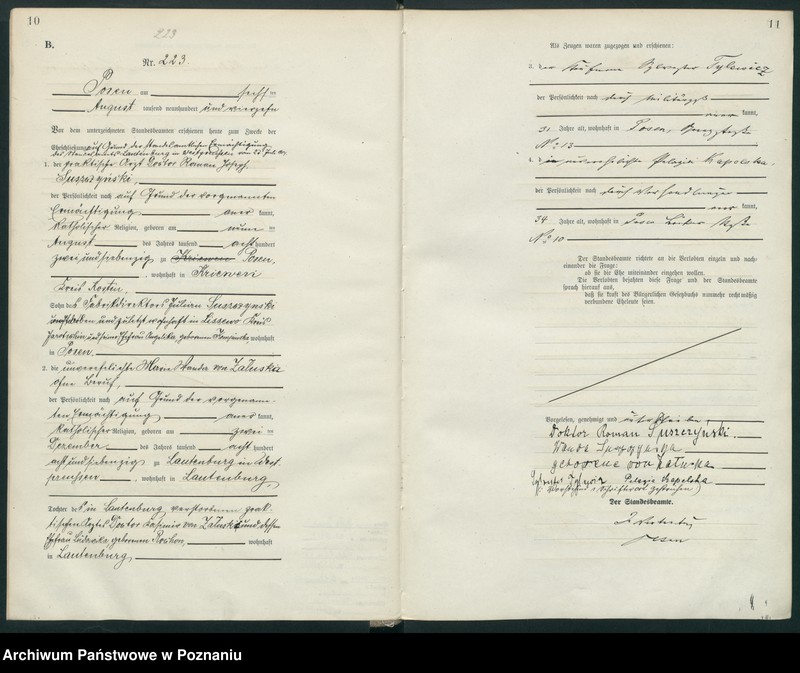 Obraz 8 z jednostki "Księga miejscowa małżeństw tom II [Rejestr główny małżeństw]"