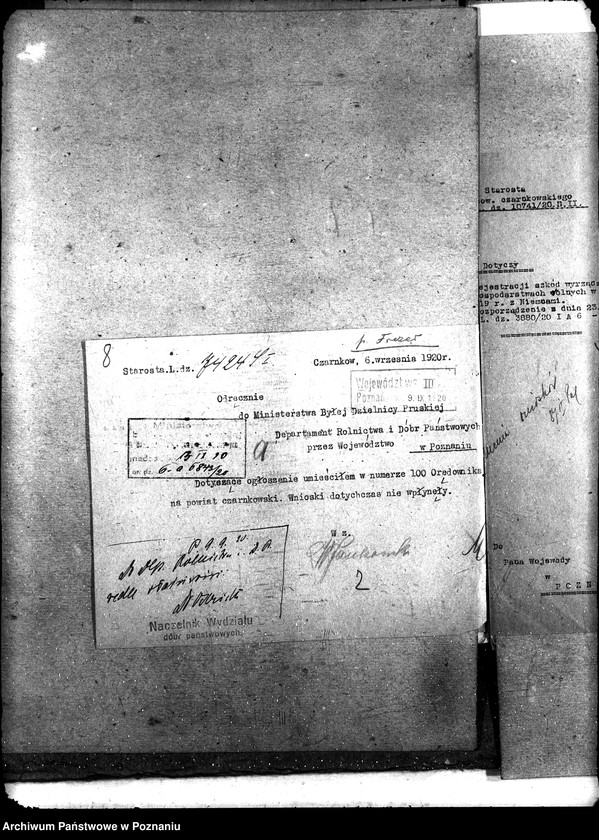 Obraz 12 z jednostki "Sprawy szczegółowo-administracyjne Szkody wojenne p. Chodzież i Czarnków"