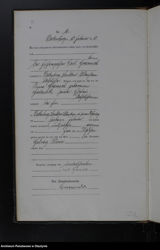 image.from.unit.number "Geburts-Haupt-Register Nr 1 - 101, 1 - 70"