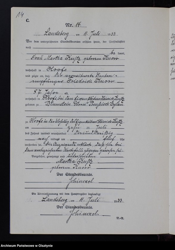 image.from.unit.number "Sterbe-Neben-Register Nr 1 - 20 [ Księga zgonów - wtóropis ]"