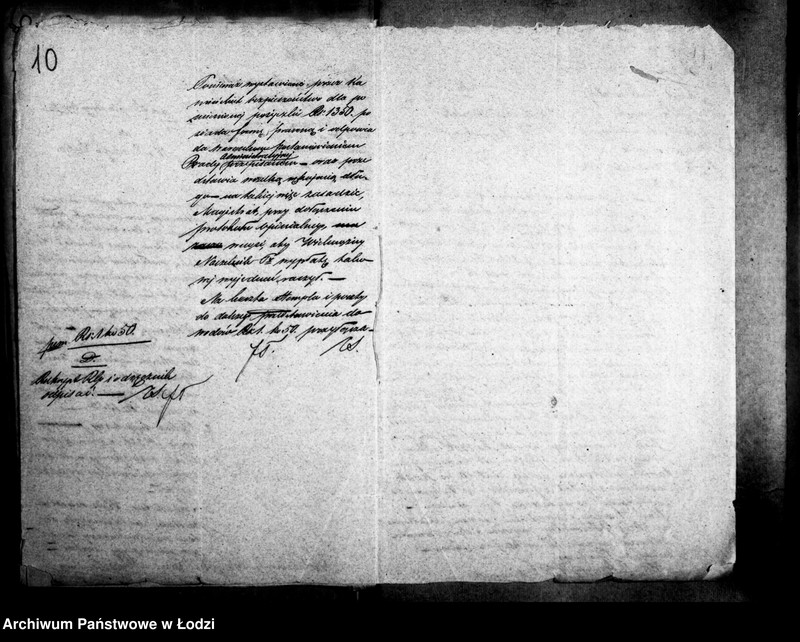 Obraz 12 z jednostki "Akta tyczące się pożyczki Jakuba Kamińskiego"