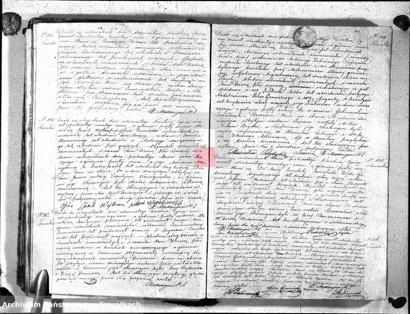 image.from.collection.number "Ważne, ciekawe, zaskakujące. Dokumenty z ksiąg stanu cywilnego.111"