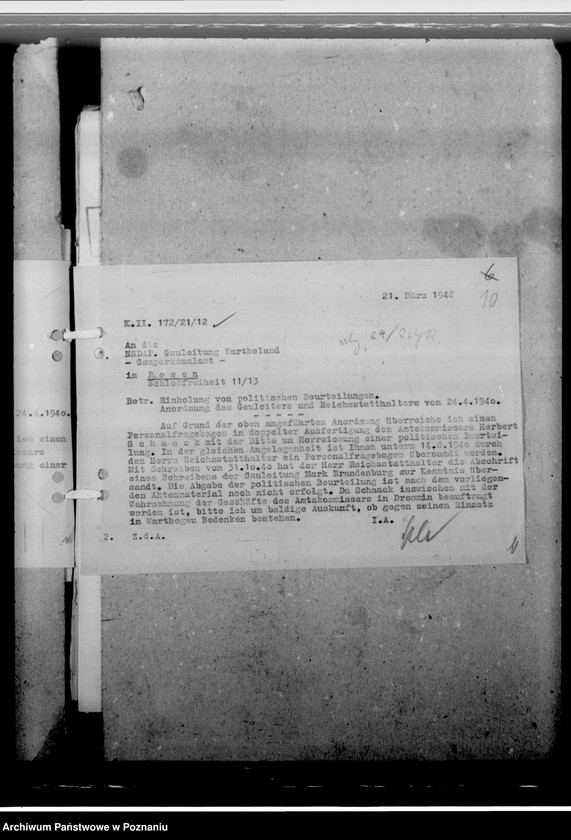 Obraz 14 z jednostki "Schaack, Herbert Amtskommissar"