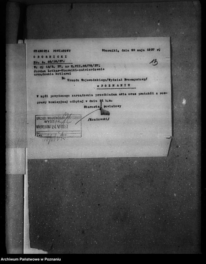 Obraz 17 z jednostki "/Warsztat kotlarski Lothar Jordan w Obornikach zatwierdzenie urządzenia/"