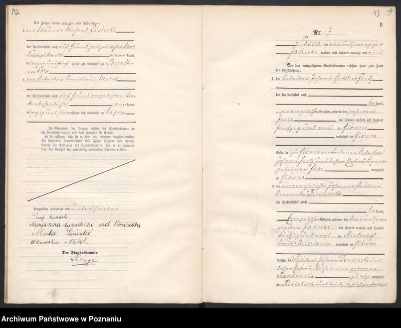 Obraz 9 z jednostki "Księga małżeństw"