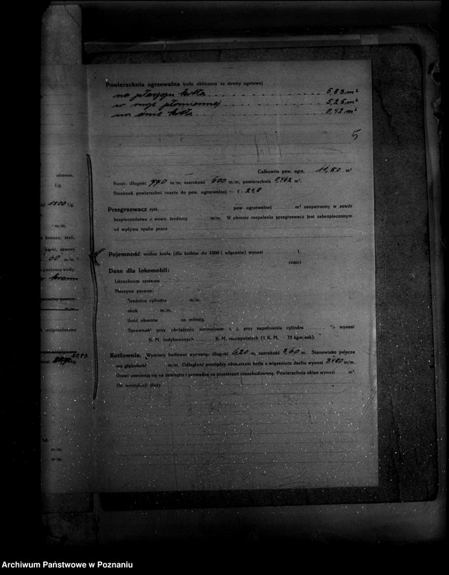 Obraz 9 z jednostki "Mleczarnia dr J. Jackowskiego w Pomarzanowicach powiat poznański nr woj. kotła 101"