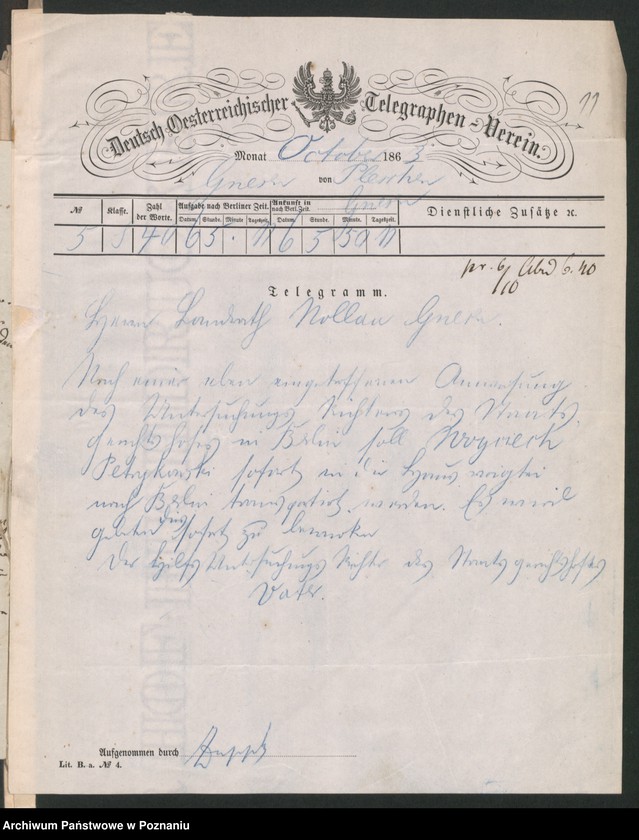 Obraz 15 z jednostki "A. betr. Wojciech Petrykowski, Gastwirt"