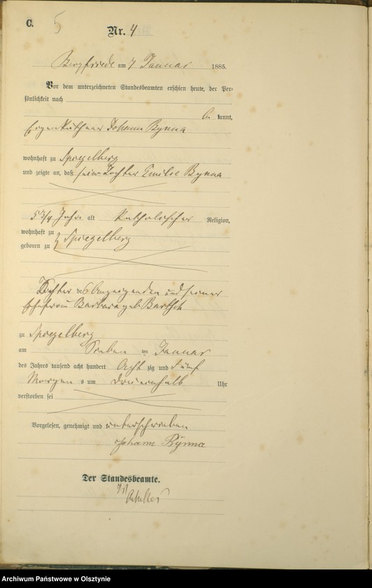 image.from.unit.number "Sterbe-Haupt-Register Nr 1 - 114"