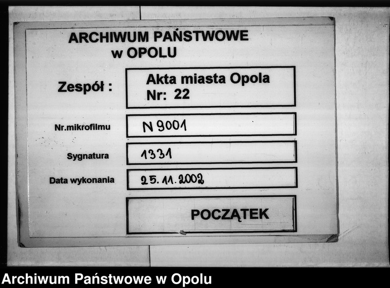 Obraz 1 z jednostki "Acta des Magistrats zu Oppeln betreffend Verpflegung der Einquartirung"