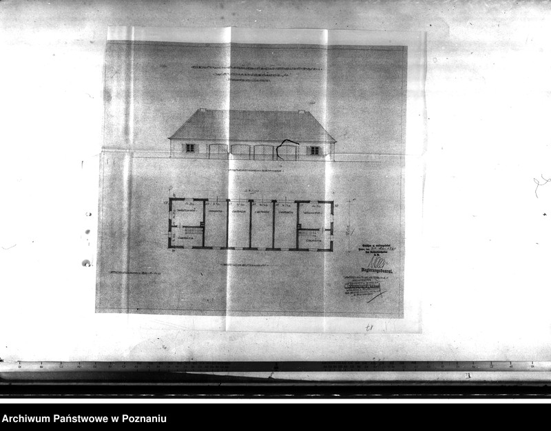 Obraz 12 z jednostki "Dienstwohngebäude - Reichsstatthalter Posen. Kostenvoranschlag, Baubeschreibung"