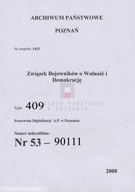 Obraz 1 z jednostki "Życiorysy powstańców wielkopolskich: F - tom ll /Florczak Antoni - Furmański Jan/."