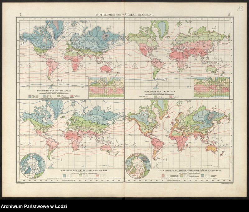 Obraz 15 z jednostki "Andrees Handatlas. Vierte auflage. Bielefeld und Leipzig 1900"