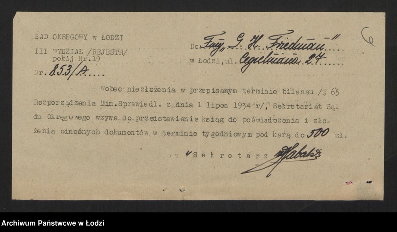 Obraz 8 z jednostki "G. H. Friedman - magazyn obuwia"