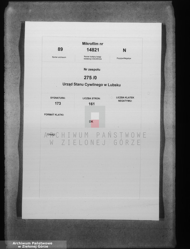 image.from.unit.number "Alphabetisches Namenverzeichnis für die Sterbebücher des Standesamts Sommerfeld"