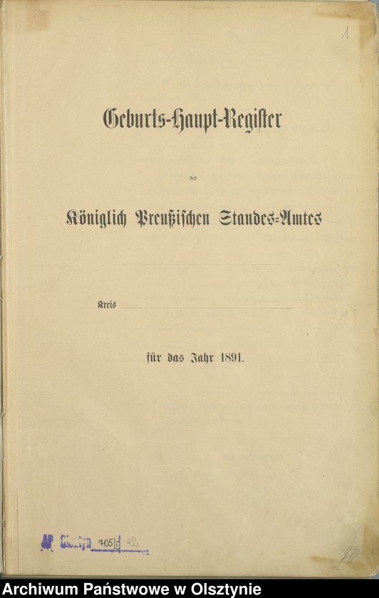 image.from.unit.number "Geburts-Haupt-Register Tom II,Nr 265 - 527"