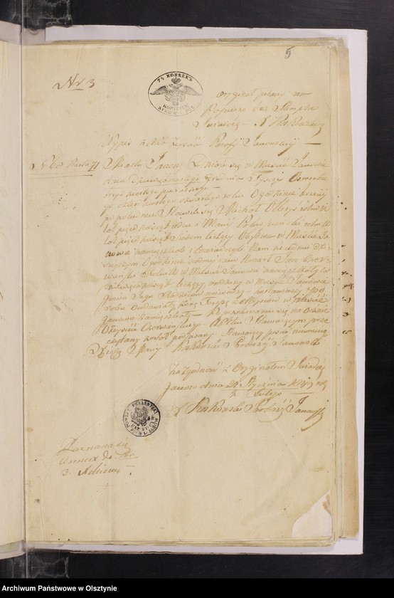 image.from.unit.number "Annexa z Parafij Janowieckiey z roku 1849"
