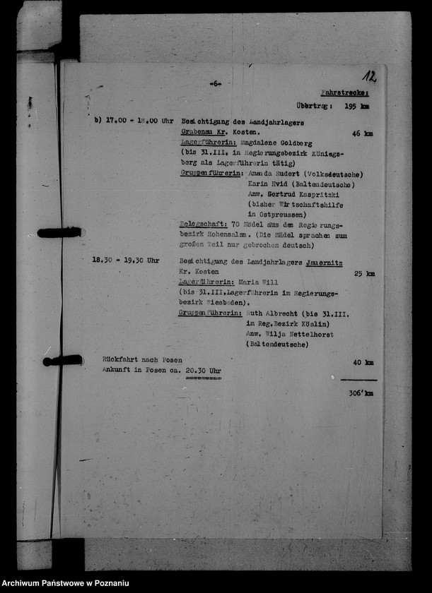 Obraz 16 z jednostki "Schriftwechsel. Stattsrat Schmit- Bodenstedt- Besuch im Warthegau"