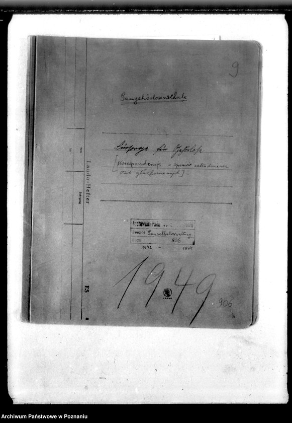 Obraz 4 z jednostki "[Korespondencja w sprawie zatrudnienia osób głuchoniemych]."