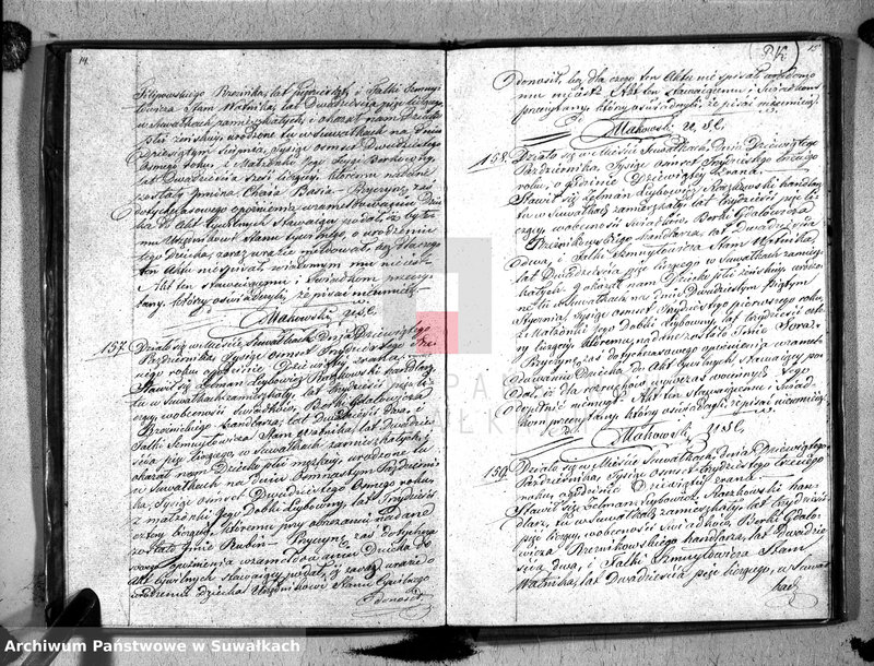 image.from.unit.number "Duplikat Akta Urzędnika Stanu Cwilnego Wyznania Moyżeszowego Okręgu Suwalskiego i Jeleniewskiego Urodzonych z roku 1833"
