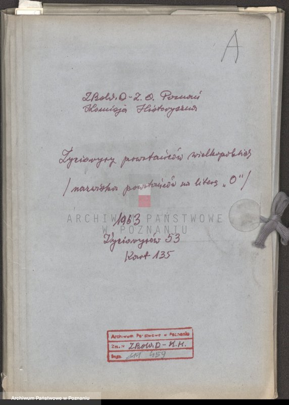 Obraz 4 z jednostki "Życiorysy powstańców wielkopolskich: O /Obsada Jan - Oźga Florian/."