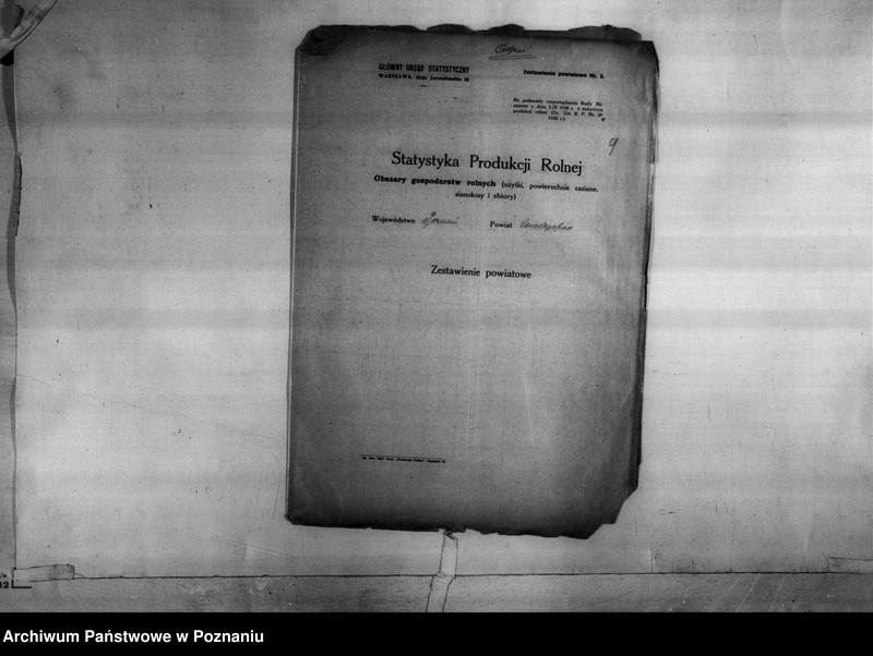 Obraz 11 z jednostki "/Statystyka produkcji rolnej - zestawienie powiatowe - Międzychód/"