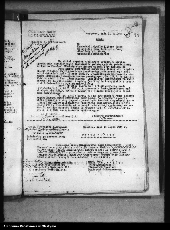 image.from.unit.number "Zarządzenia i okólniki wydziałów Budżetowo- Gospodarczego i Wojskowego"