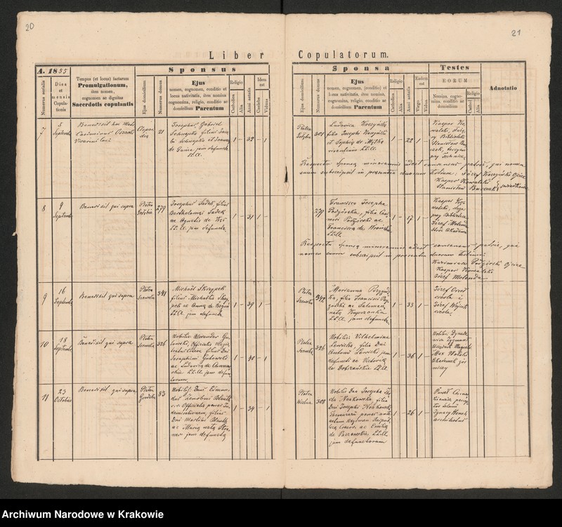 Obraz 13 z jednostki "[Księga małżeństw]"