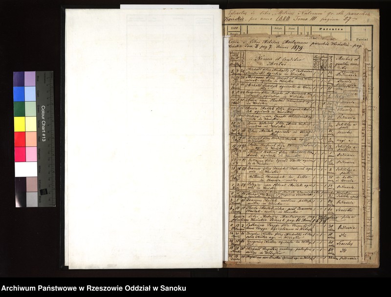 image.from.unit.number "Księga urodzeń, małżeństw, zgonów z miejscowości Końskie, Witryłów, Krzywe, Krzemienna, Temeszów"