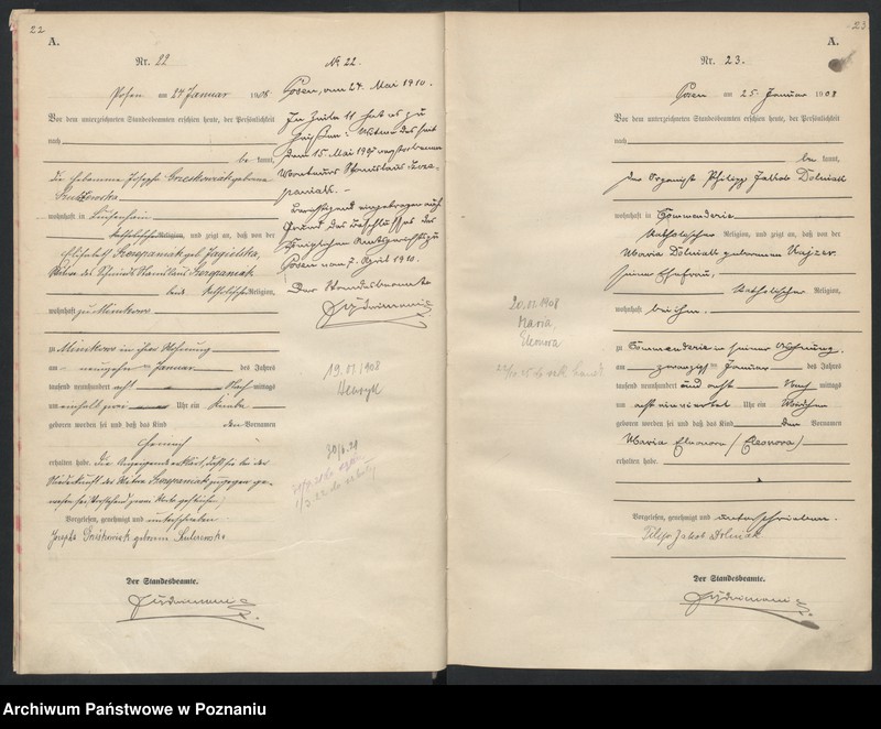 Obraz 14 z jednostki "Księga miejscowa urodzeń"