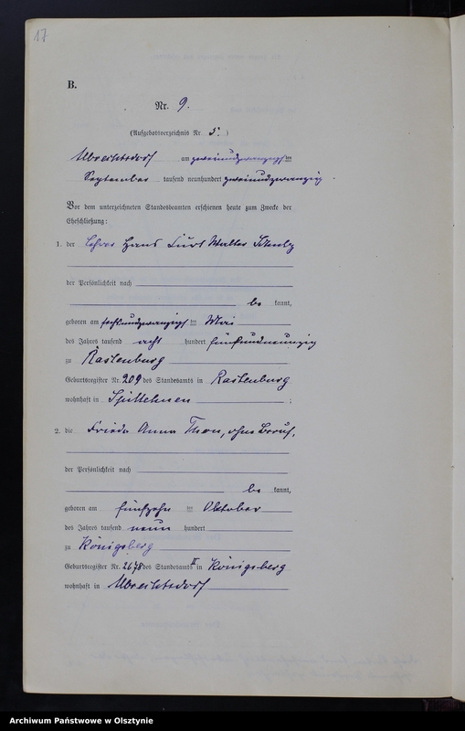 image.from.unit.number "Heiraths-Neben-Register Nr 1 - 14 [ Księga małżeństw - wtóropis ]"