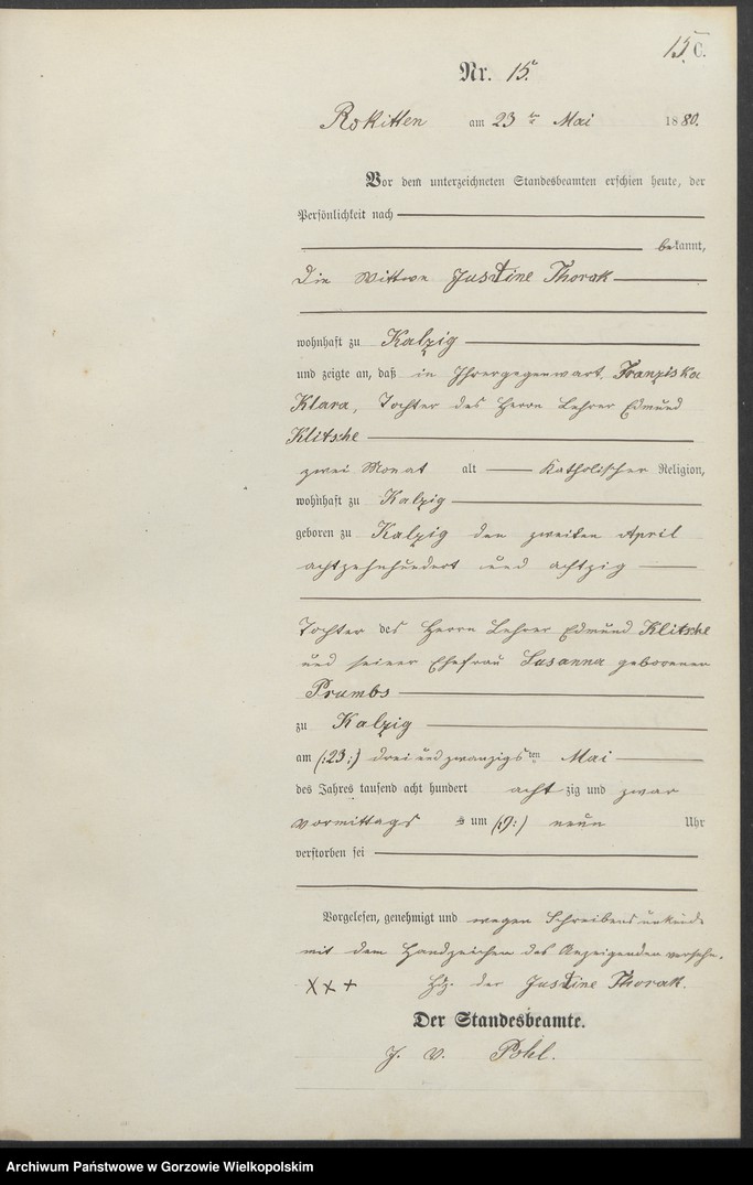 Obraz 18 z jednostki "Sterbe Register"