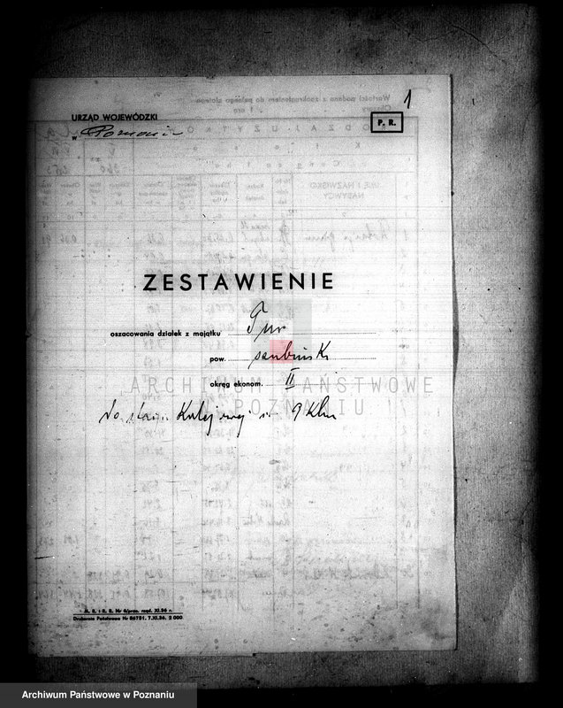 Obraz 5 z jednostki "Operat szacunkowy majątku Tur powiatu szubińskiego"