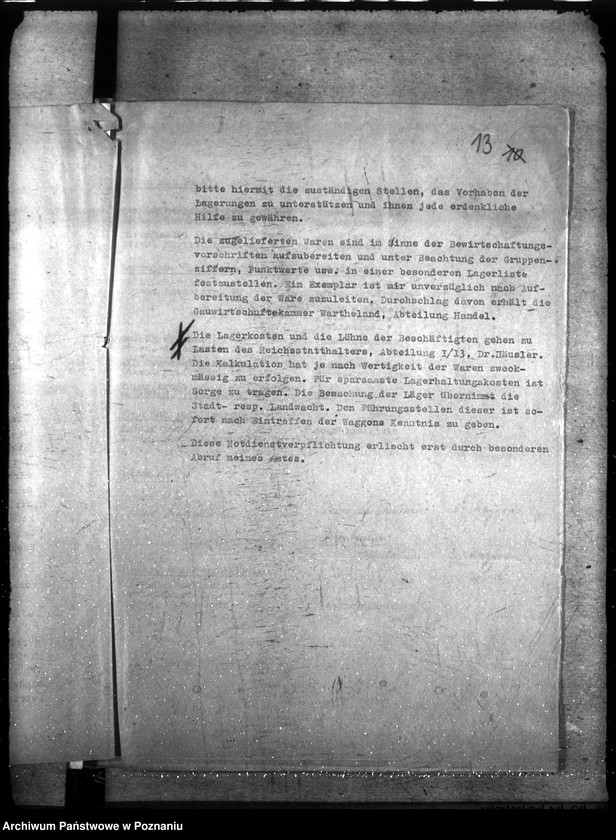 Obraz 17 z jednostki "Aktion Warschau - Hauptakten I (Łupy wojenne zdobyte podczas powstania warszawskiego"