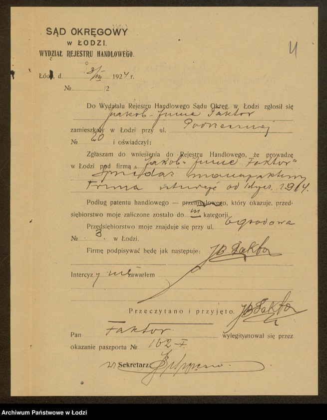 Obraz 6 z jednostki "Jakób Jume Faktor- sprzedaż manufaktury"