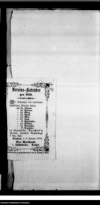 Obraz 17 z jednostki "Acta des landwirtschaftlichen Vereins Schildberger Kreises- korespondencja"