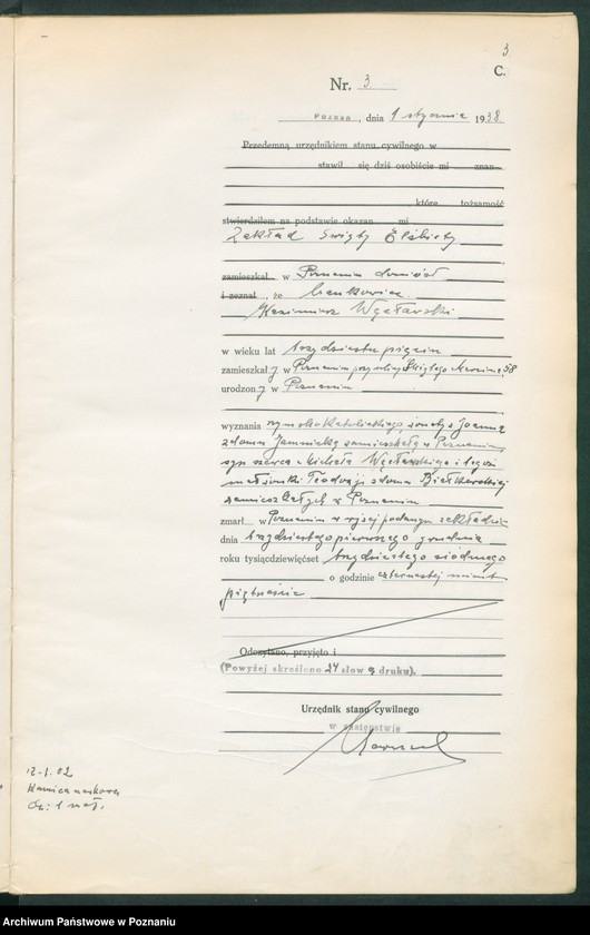 Obraz 5 z jednostki "Księga miejscowa zgonów tom I [Rejestr główny zgonów]"