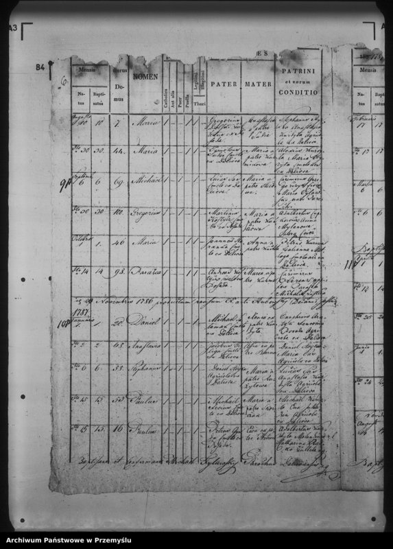 Obraz 10 z jednostki "[Kopie ksiąg metrykalnych parafii Daliowa z filią Szklary (dekanat Rymanów)]"