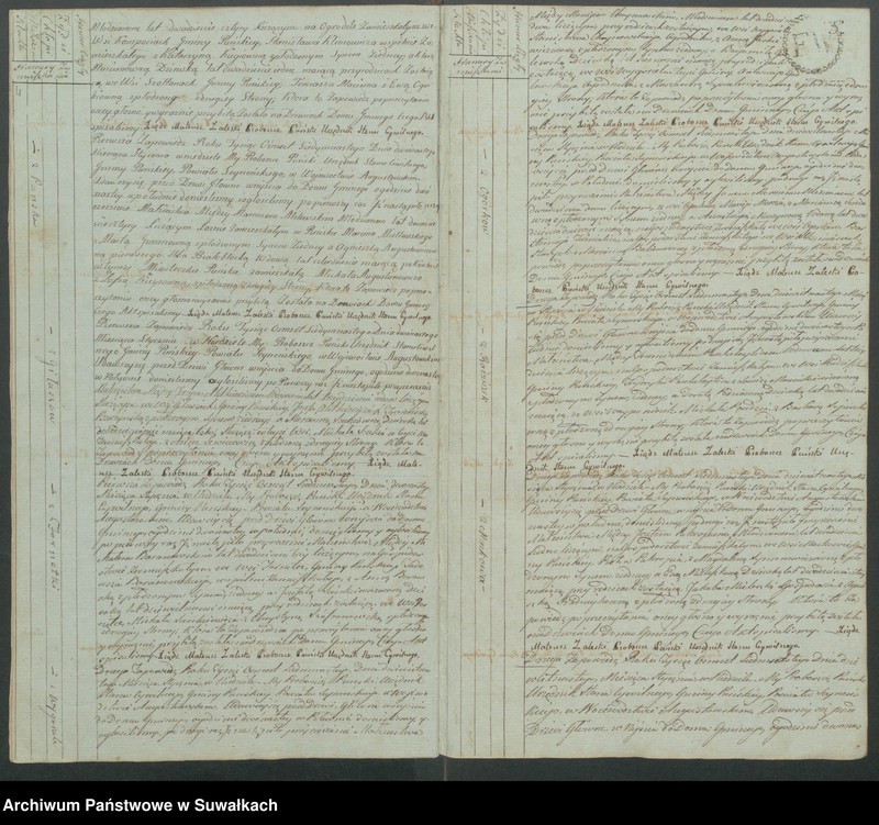 image.from.unit.number "Akta małżeńskie gminy puńskiey od 1-go stycznia do dnia ostatniego grudnia 1817 roku."