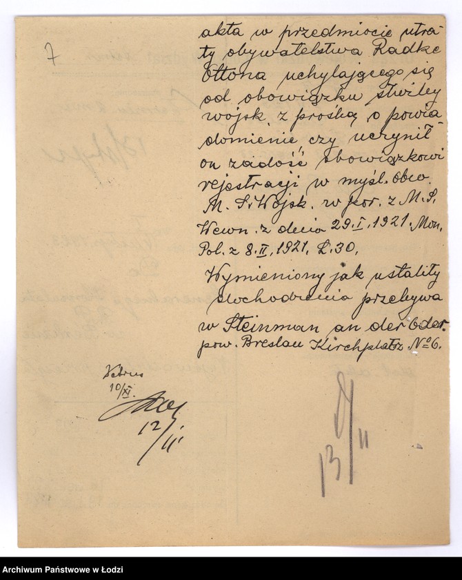 Obraz 9 z jednostki "Nadanie obywatelstwa 2060-8430, 222-429"