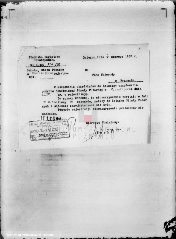 Obraz 5 z jednostki "/Stowarzyszenie ochotniczej straży pożarnej z terenu powiatu gnieźnieńskiego/ miejscowości od litery C-O"