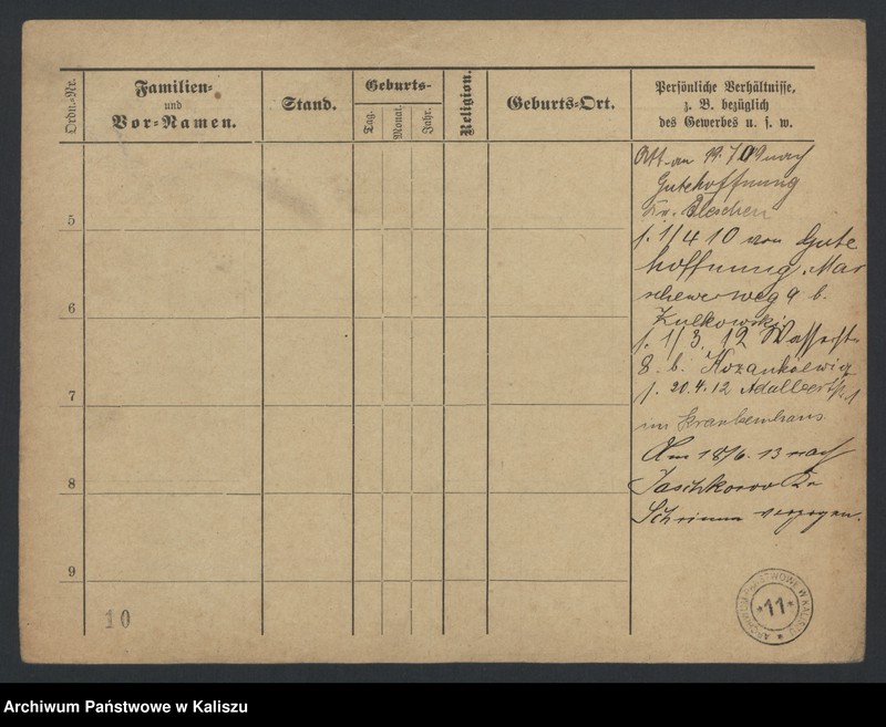 Obraz 12 z jednostki "[Karty meldunkowe - Mac-Mar]"