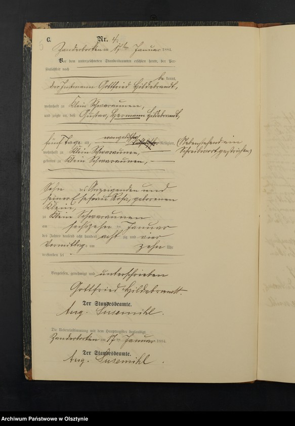 image.from.unit.number "Sterbe-Neben-Register Nr 1 - 66"