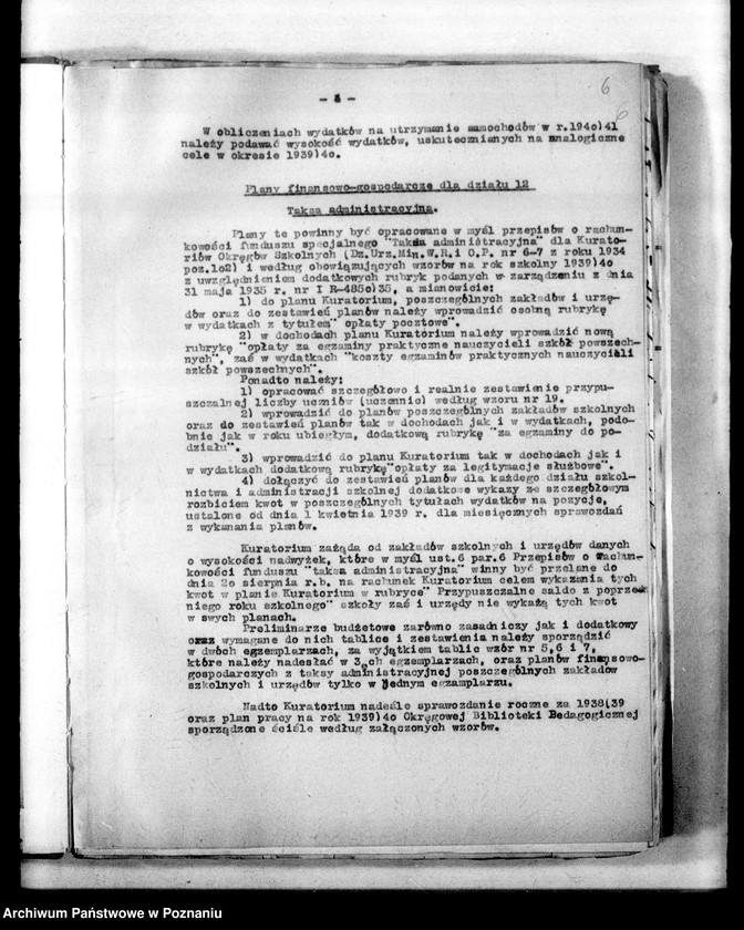 Obraz 10 z jednostki "Budżet na 1939/ 40 [Plany finansowo- gospodarcze inspektoratów szkolnych]"