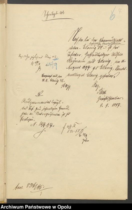 image.from.unit.number "Testament des Gasthausbesitzers Wilhelm Reimann zu Elsnig"