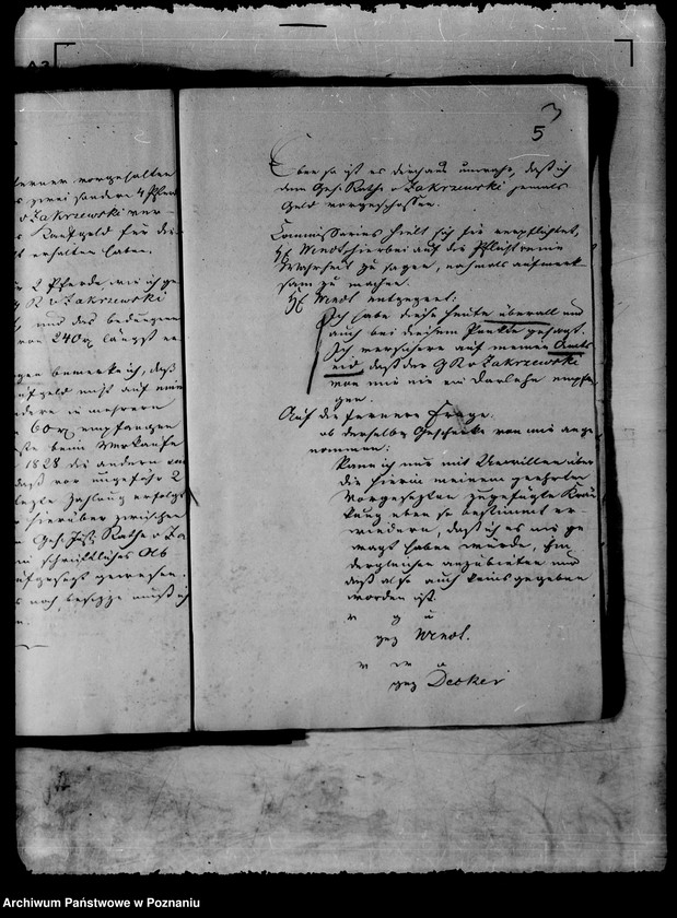 Obraz 9 z jednostki "Untersuchungssache wider den Generalkommissarius Geheimen Justizrat von Zakrzewski."