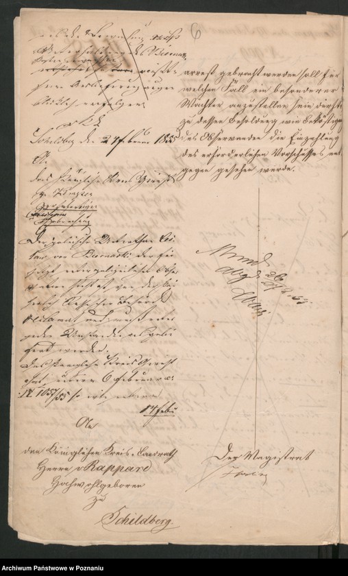 Obraz 9 z jednostki "A. betr. den polnischen Überläufer Franz Betka aus Trzcinica und Czeslaus von Biernacki aus Małkow"