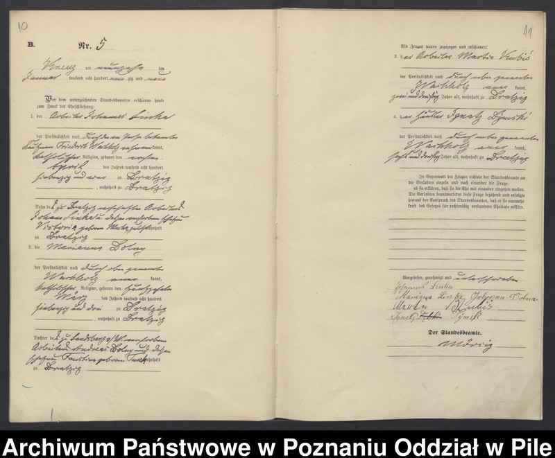 Obraz 8 z jednostki "Księga małżeństw"