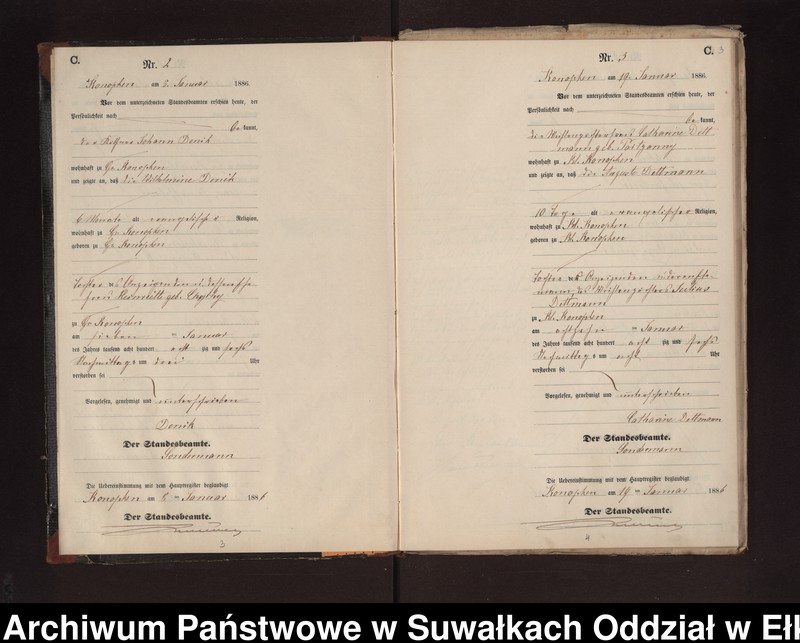 image.from.unit.number "Sterbe-Neben-Register des Preussischen Standes-Amtes Gr. Konopken Kreis Loetzen"