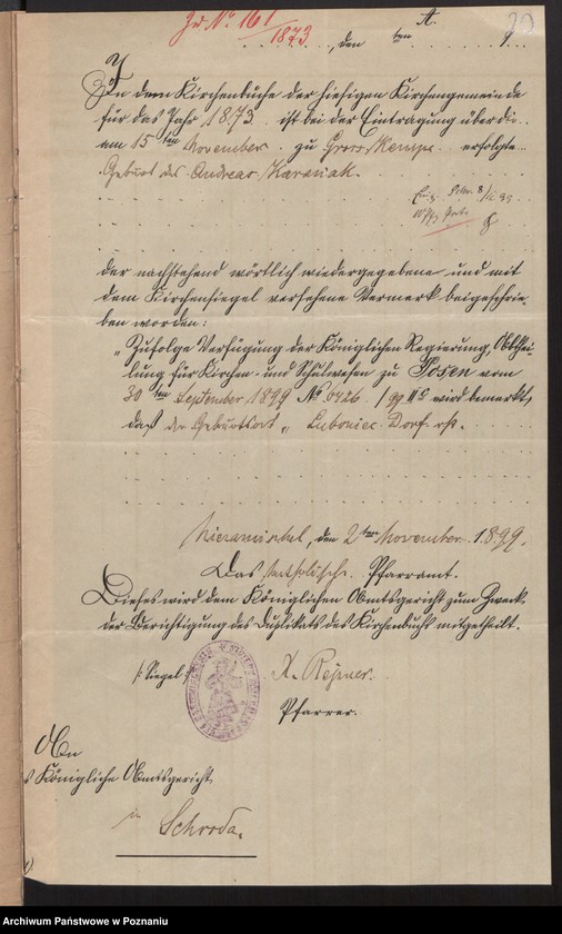 Obraz 15 z jednostki "Liber baptisatorum"