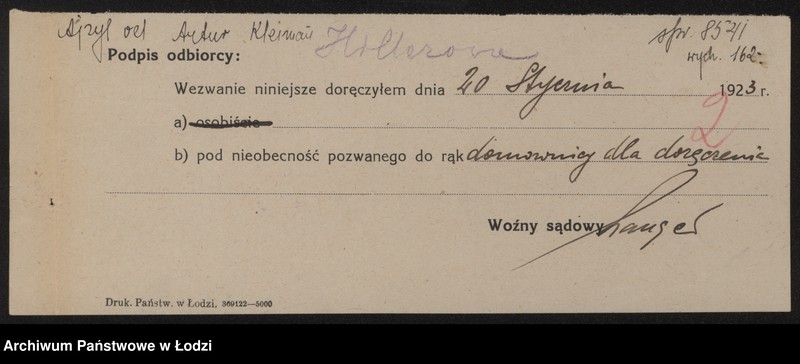 Obraz 4 z jednostki "Ajzyk Kleinman – sprzedaż węgla"